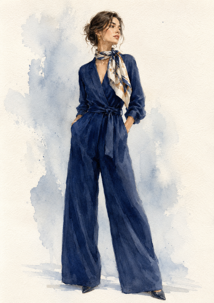 Portrait de mode aquarelle personnalisé